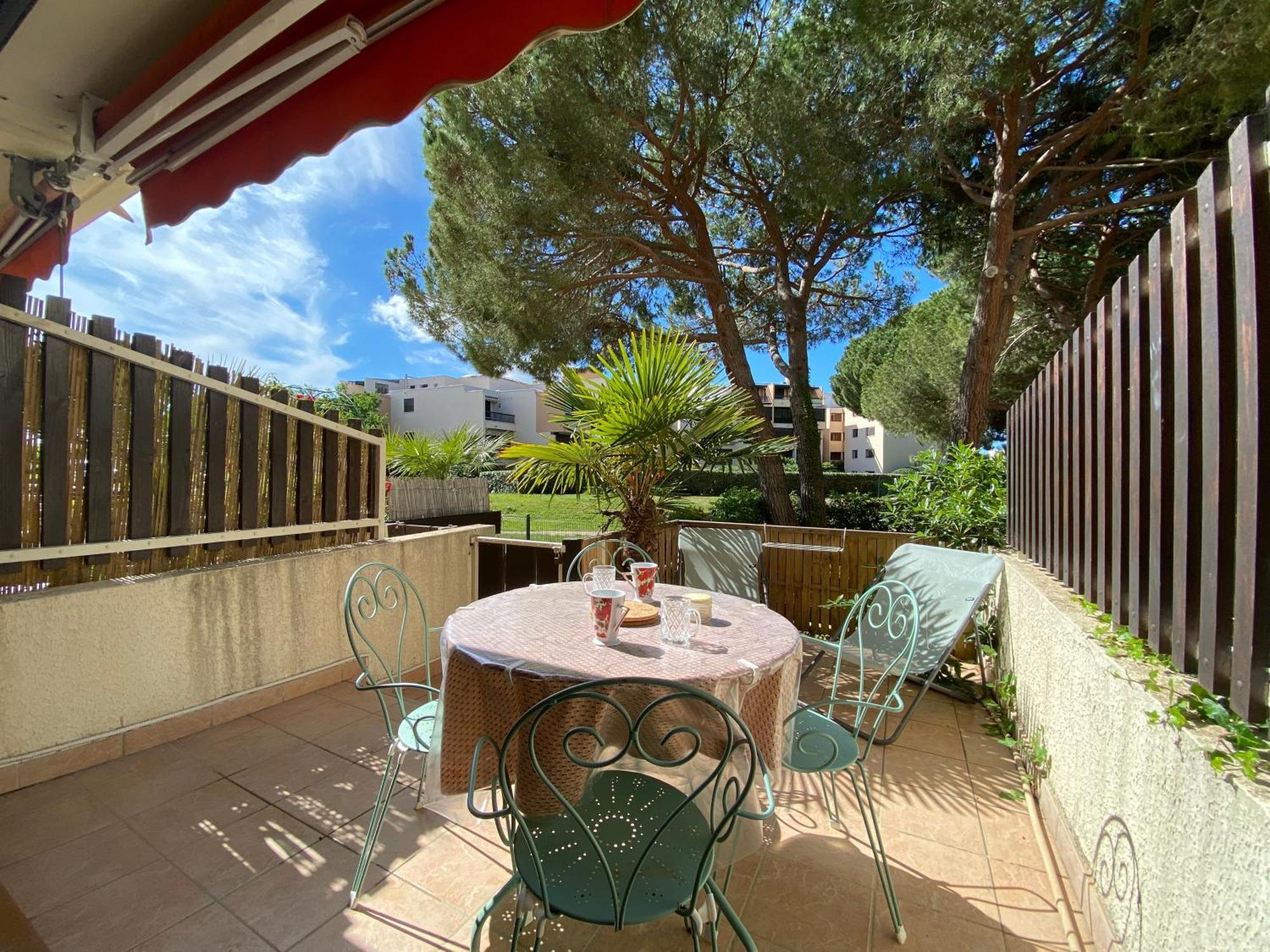 Sol-Y-Days Los Amigos, Studio 4 Couchages En Rez-De-Jardin, Avec Grande Terrasse Et Parking, A 250M De La Plage Le Grau-du-Roi Eksteriør billede